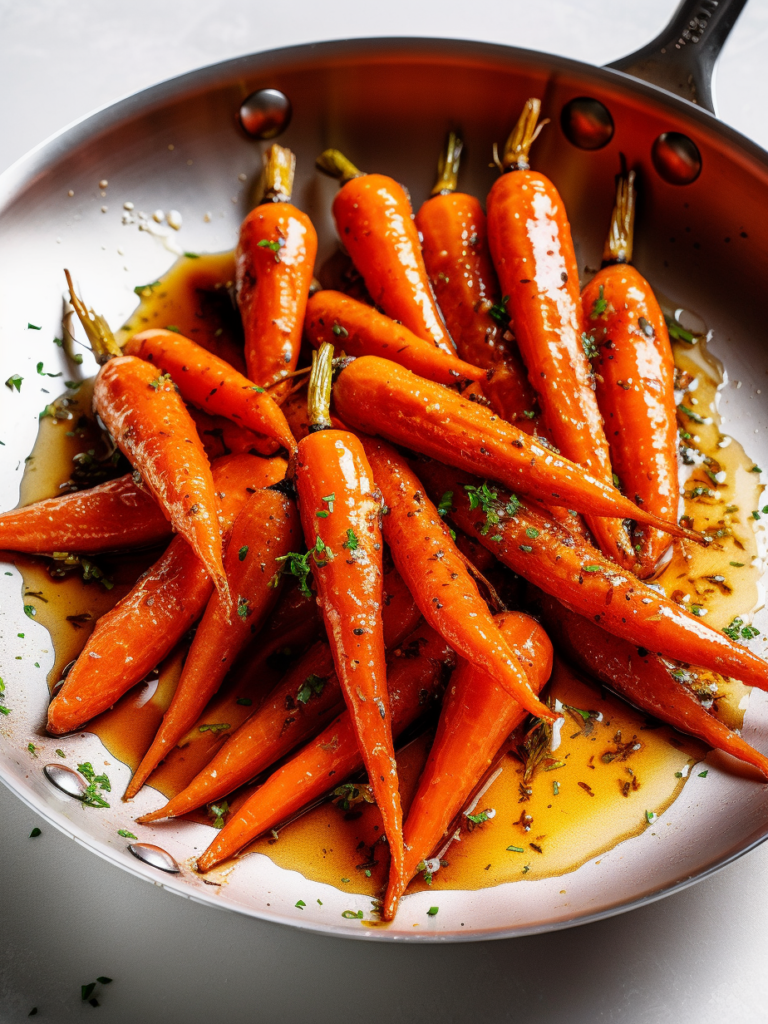 Honey Garlic Butter Roasted Carrots Silver Fork Gluten Free