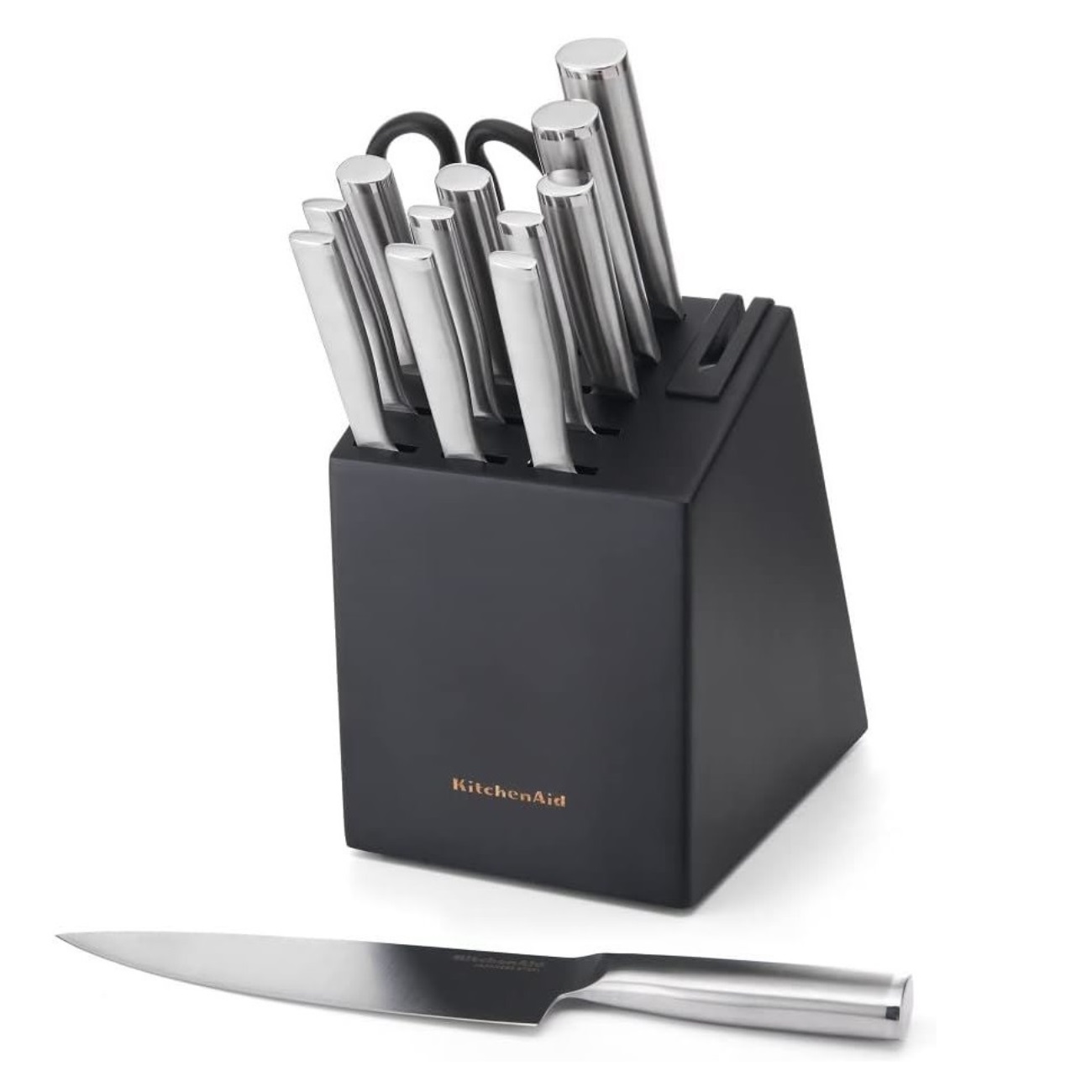 KitchenAid Gourmet Forged Stainless Steel Knife Block Set