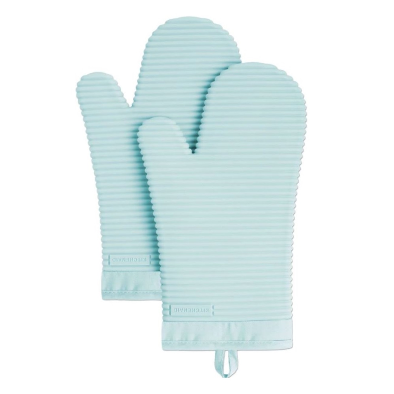 KitchenAid Ribbed Soft Silicone Oven Mitt Set