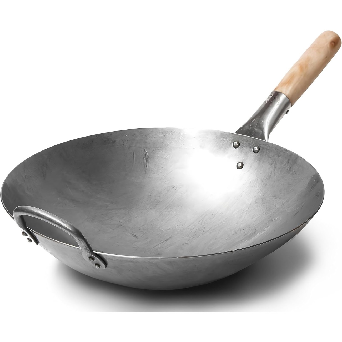 Craft Wok Traditional Hand Hammered Carbon Steel Pow Wok