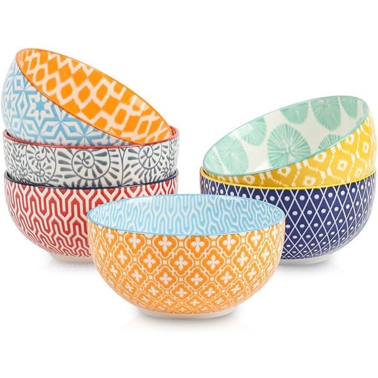 Selamica Ceramic 12 OZ Dessert Bowls Set